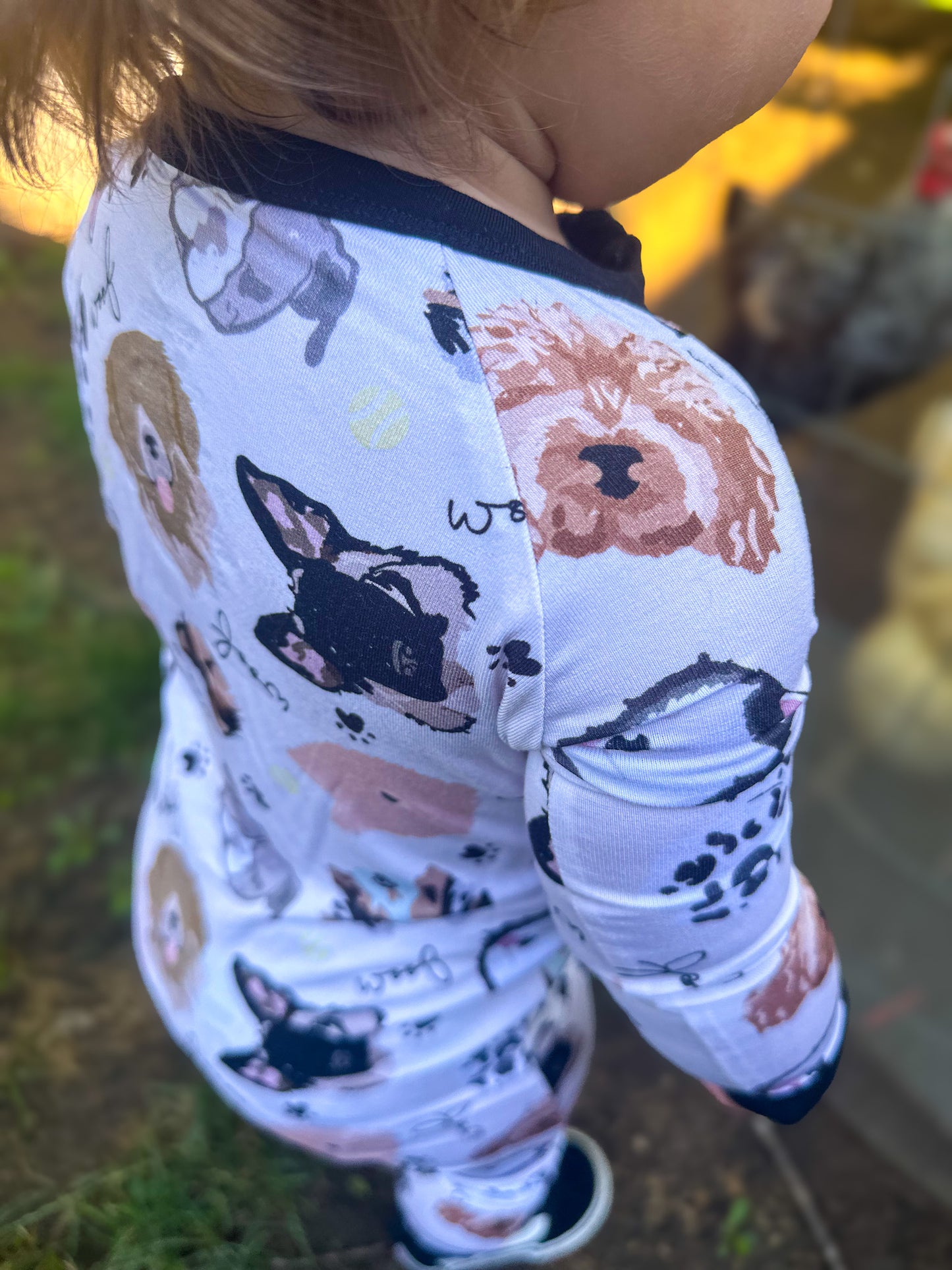 RESCUE PUPS BAMBOO ZIPPER ONESIE