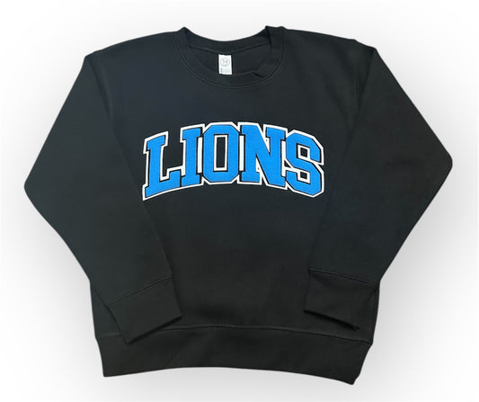 BLACK LIONS CREWNECK